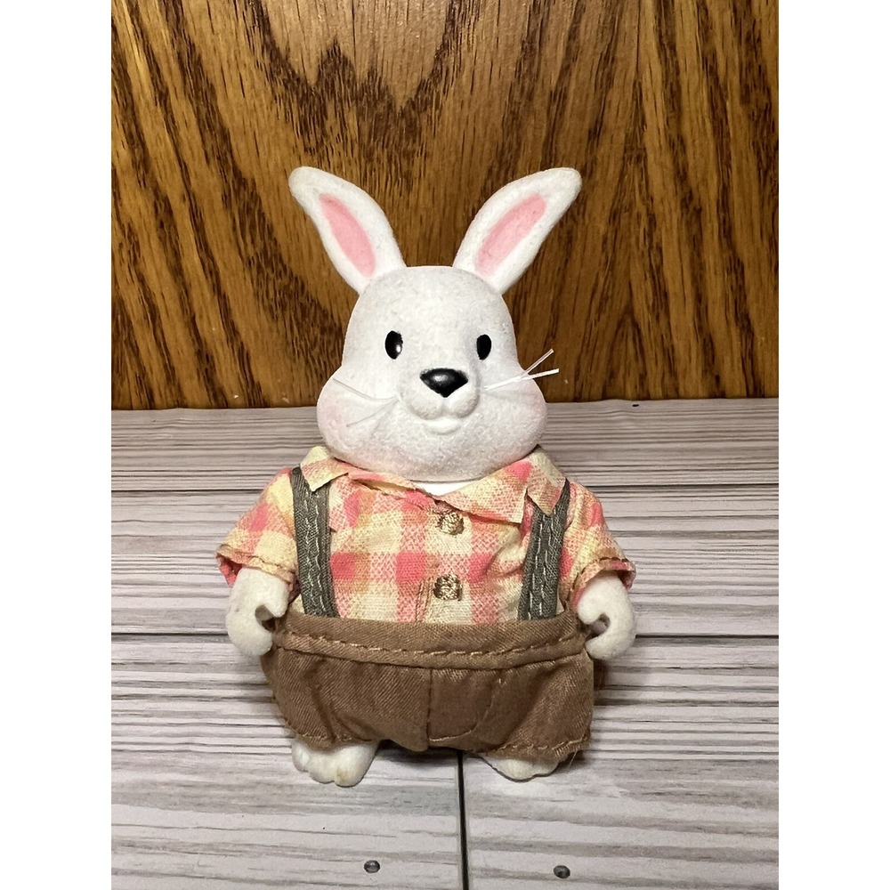 Lil Woodzeez Dad Fuzzy Rabbit Figure